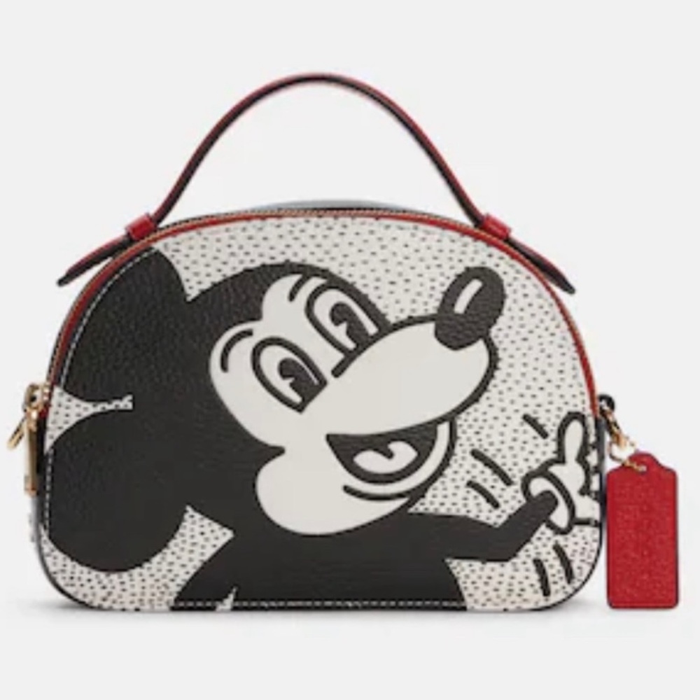 Coach Disney Mickey Mouse X Keith Haring Serena Satchel - Picture 3 of 11